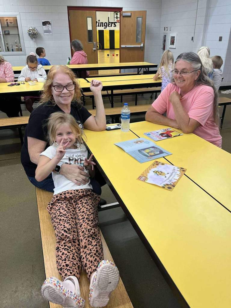 Student with grandparent