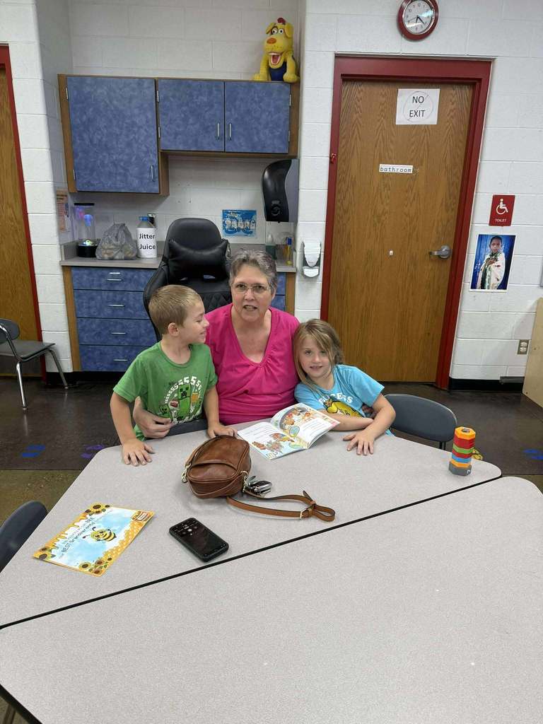 Student with grandparent