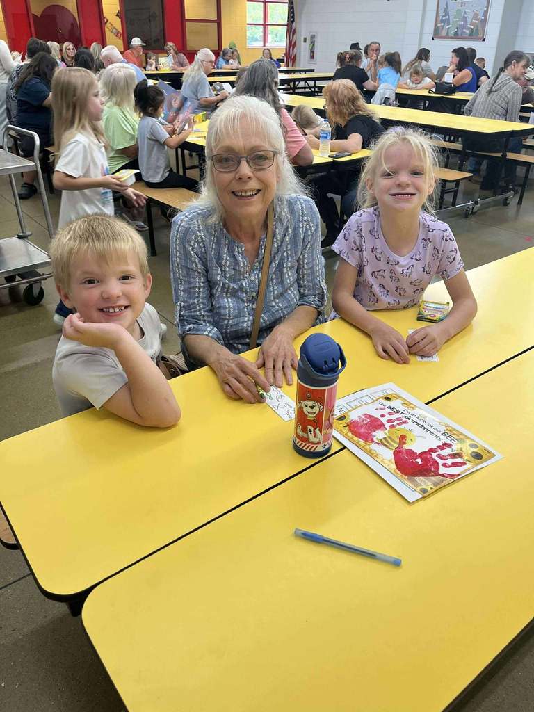 Student with grandparent