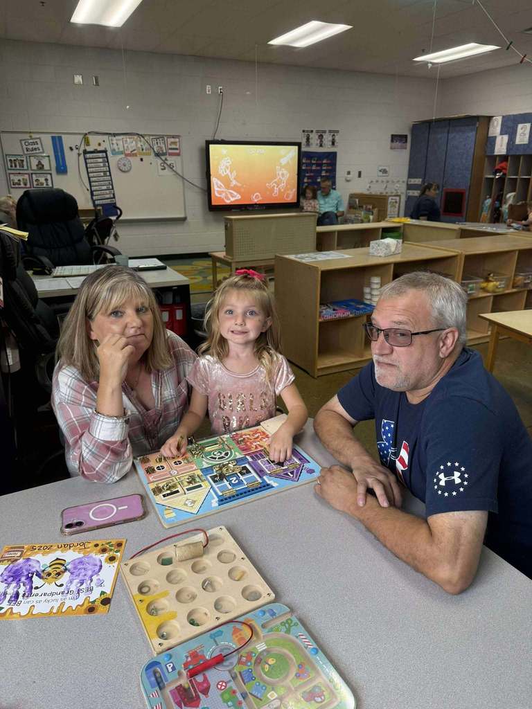Student with grandparent