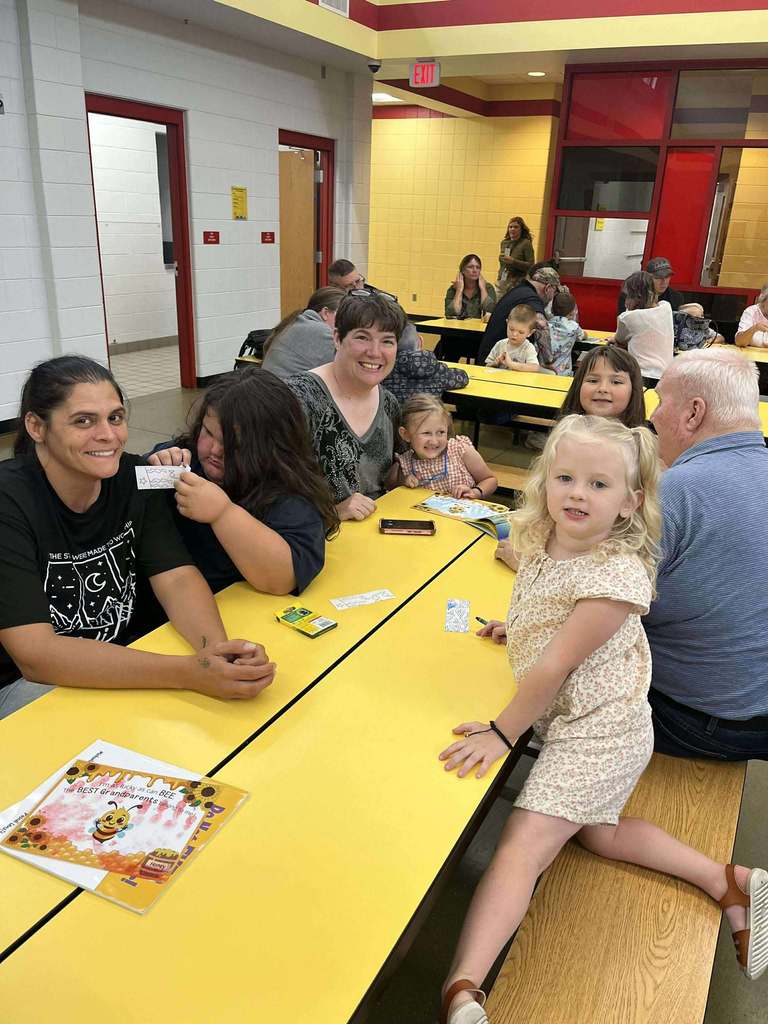 Student with grandparent