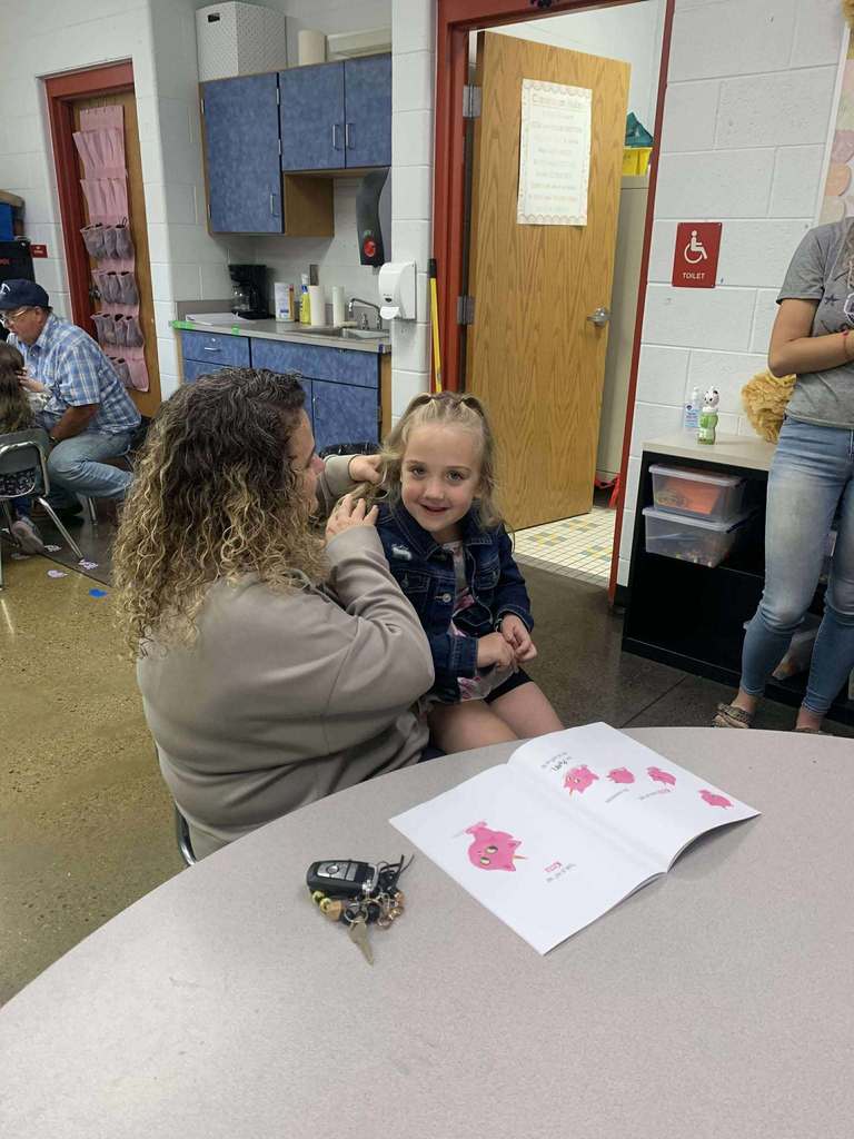 Student with grandparent