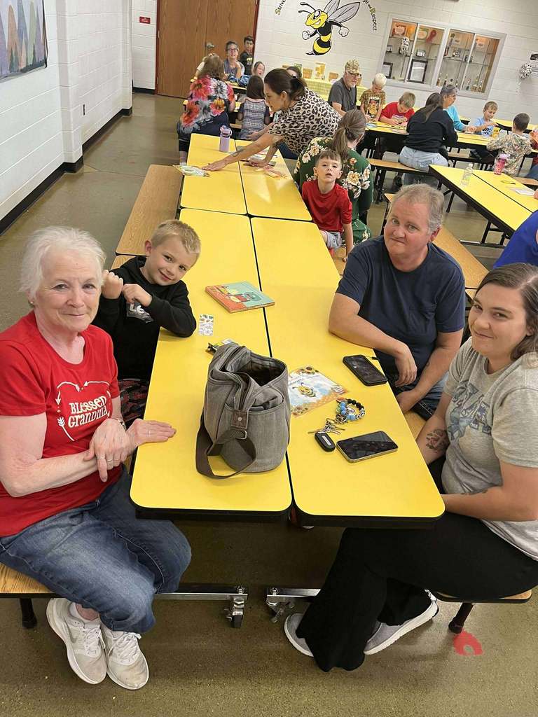 Student with grandparent
