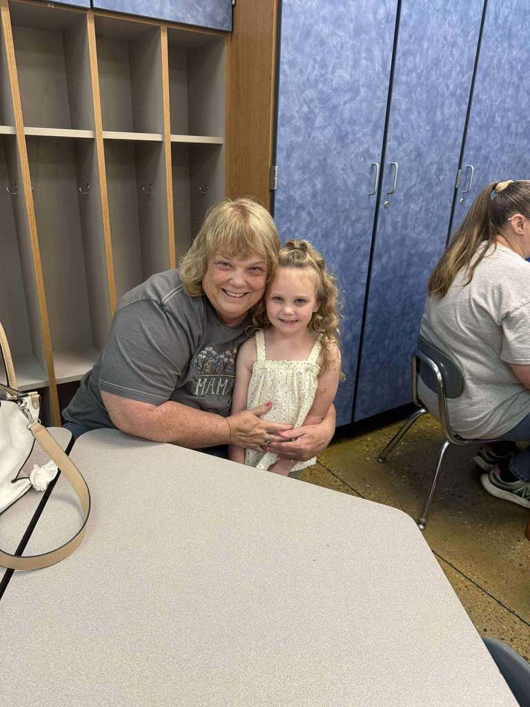 Student with grandparent