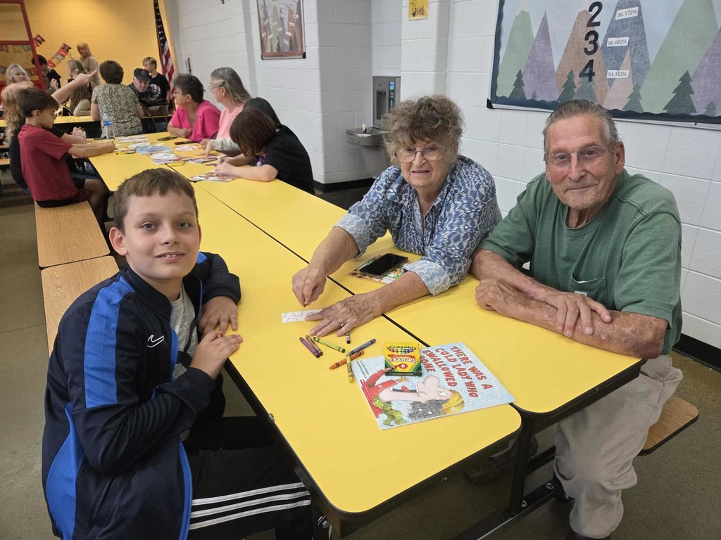 Student with grandparent