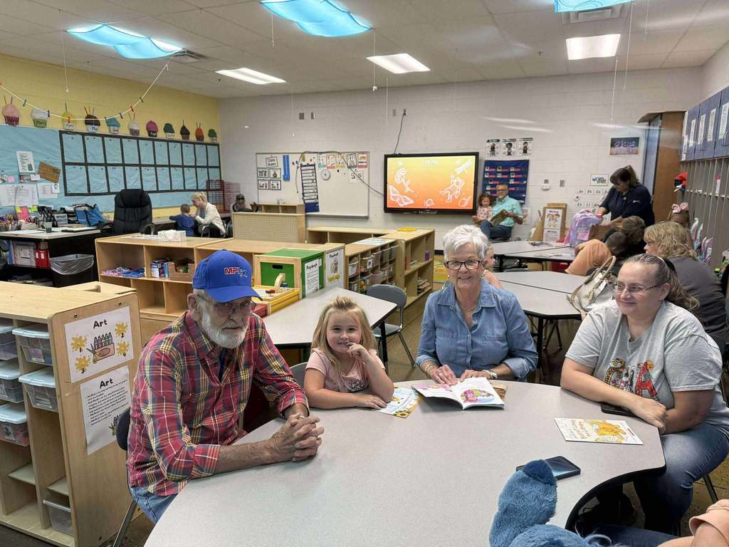 Student with grandparent