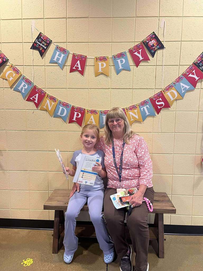Student with grandparent
