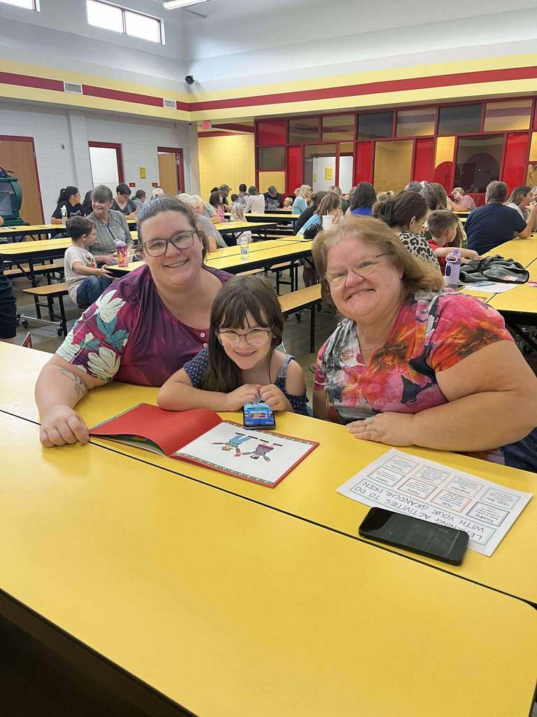 Student with grandparent