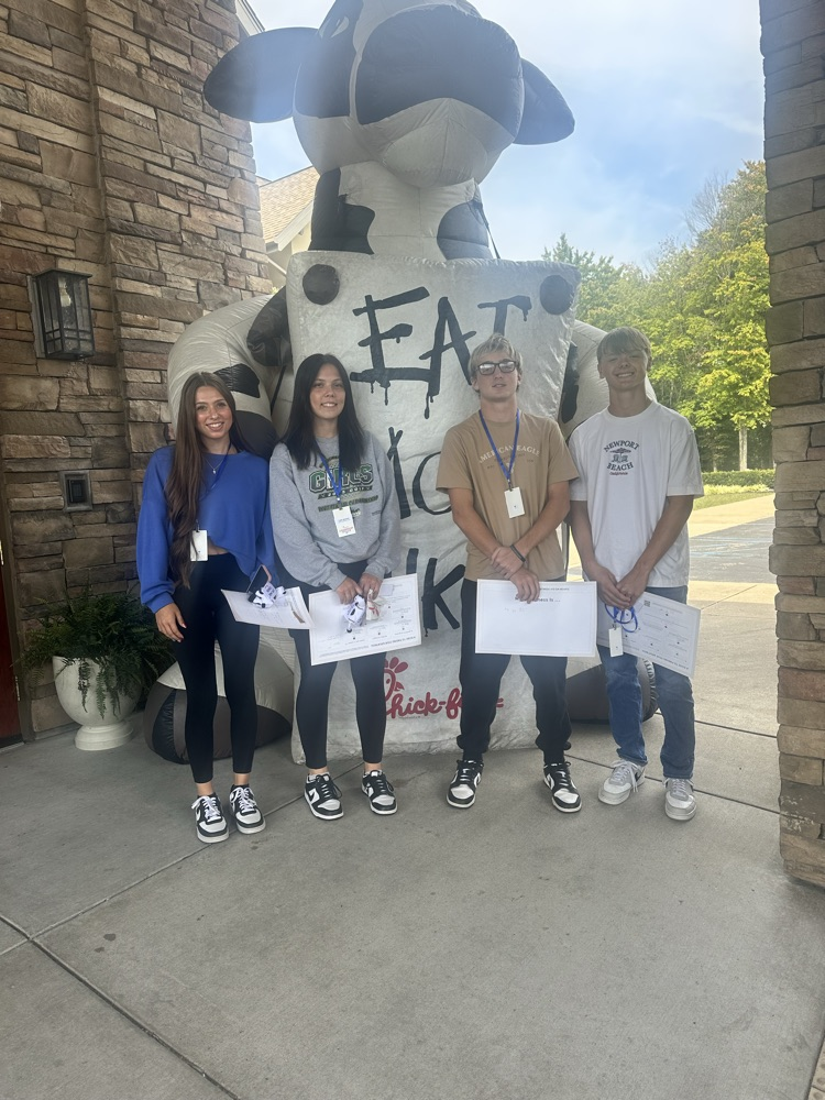 Students representing Calhoun were Senior, Faith McClain, Junior, Paige Sterns, Sophomore, Gavin Hicks and Freshman, Trevor Mayle.  
