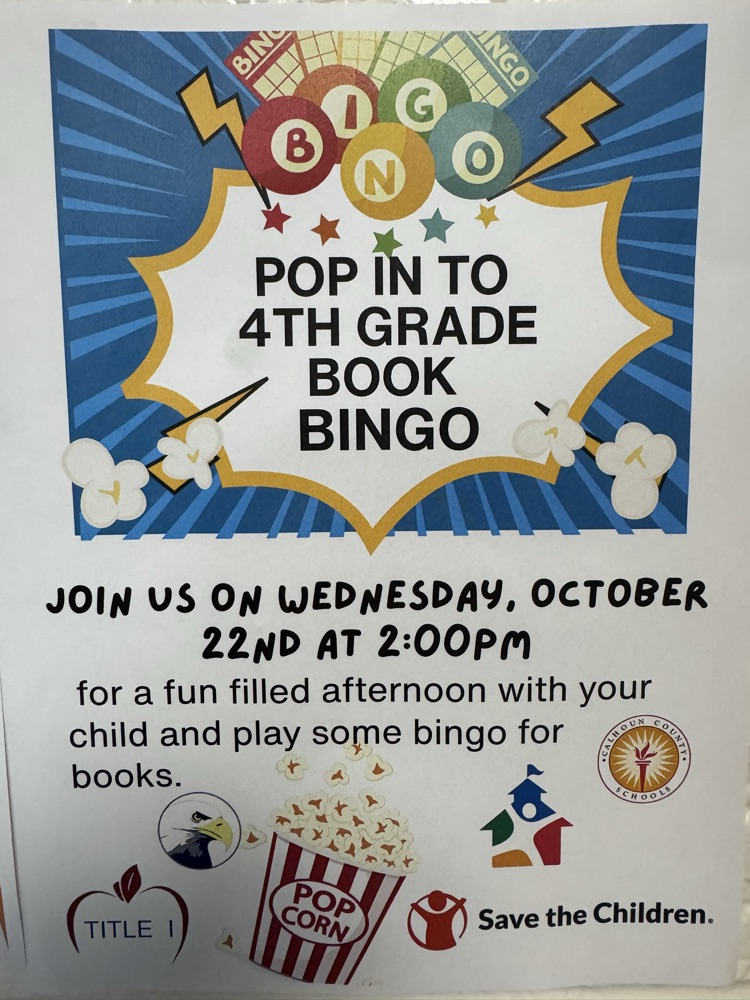 4th Grade Event Flier