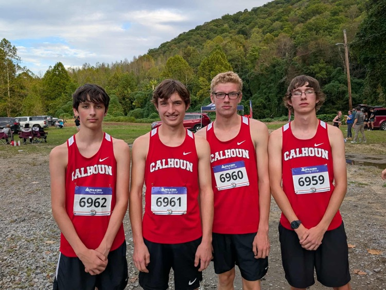 High school boys XC team