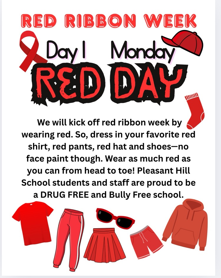 red ribbon week day 1 flier