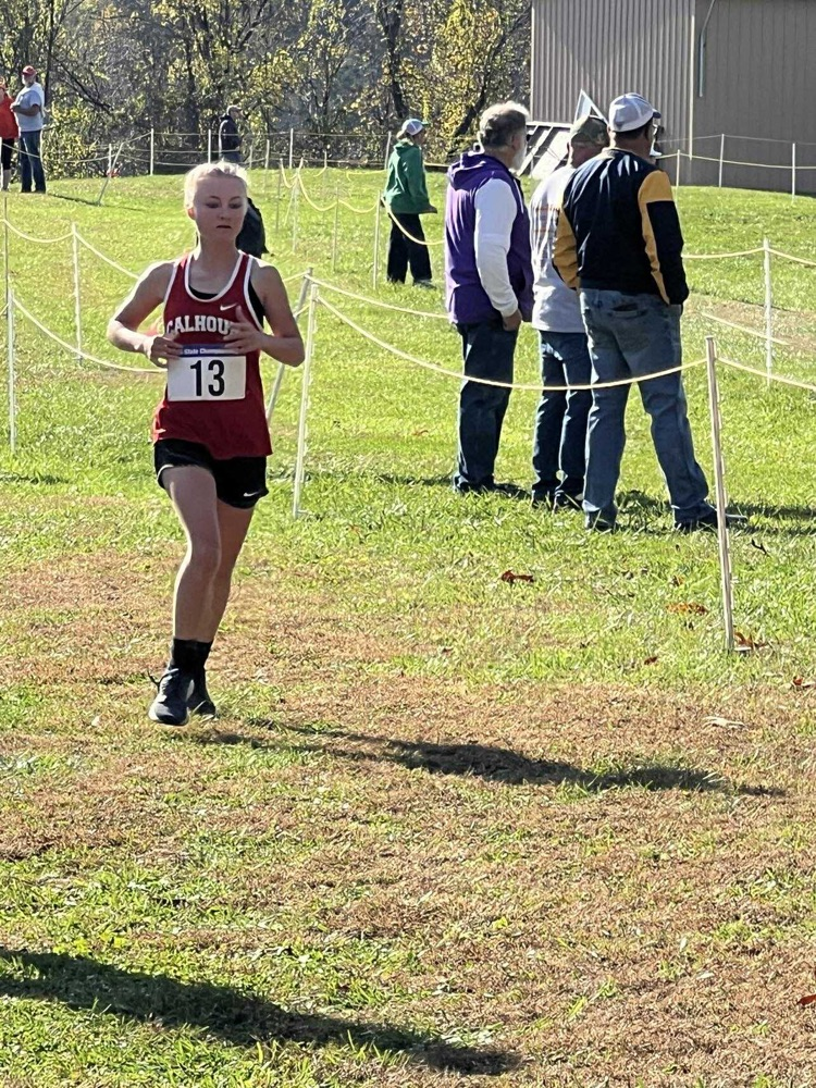 Calhoun athlete running 