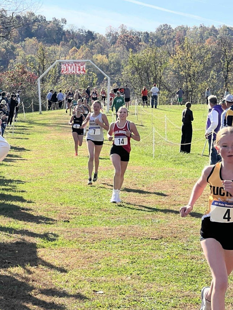 Calhoun athlete running 