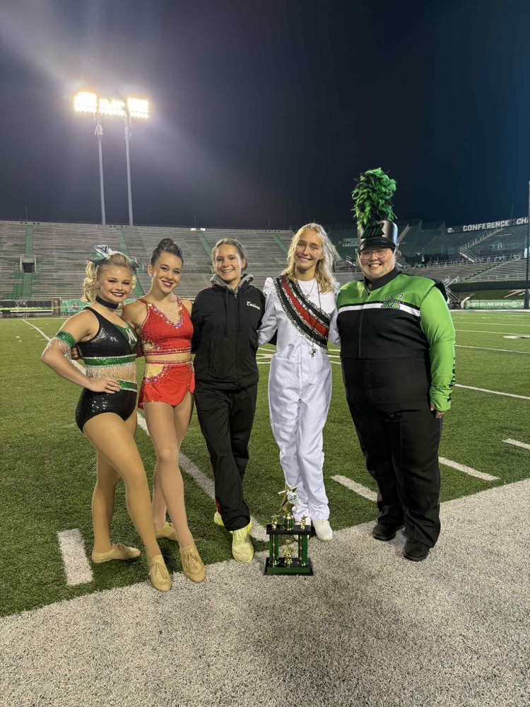 Calhoun features, drum major, and Calhoun alumni 