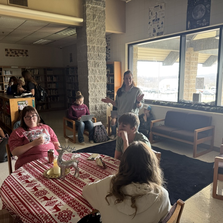 cozy career cafe students 