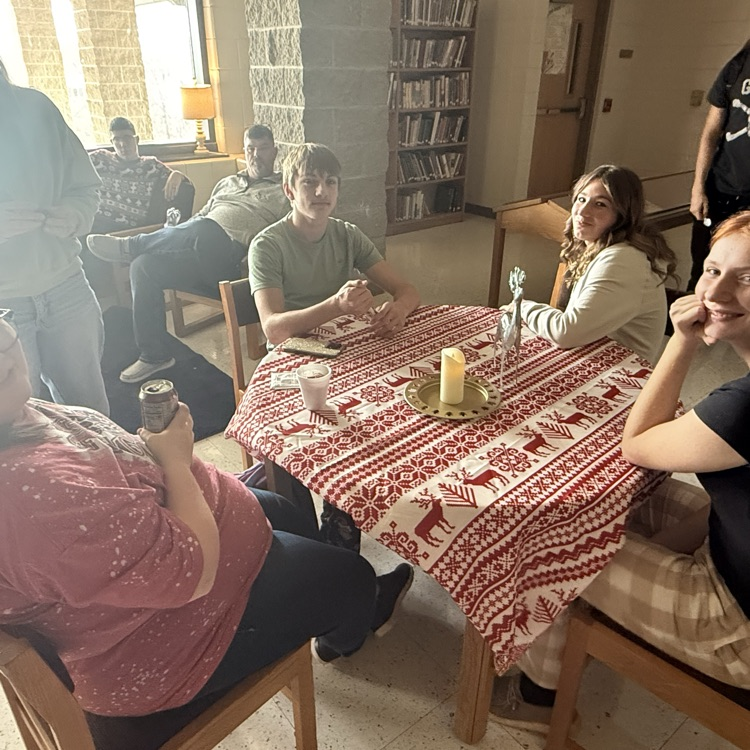 cozy career cafe students 