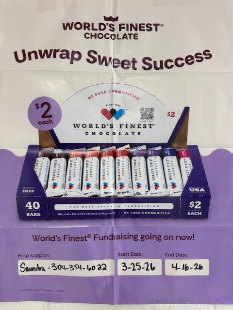 Poster with information on chocolate