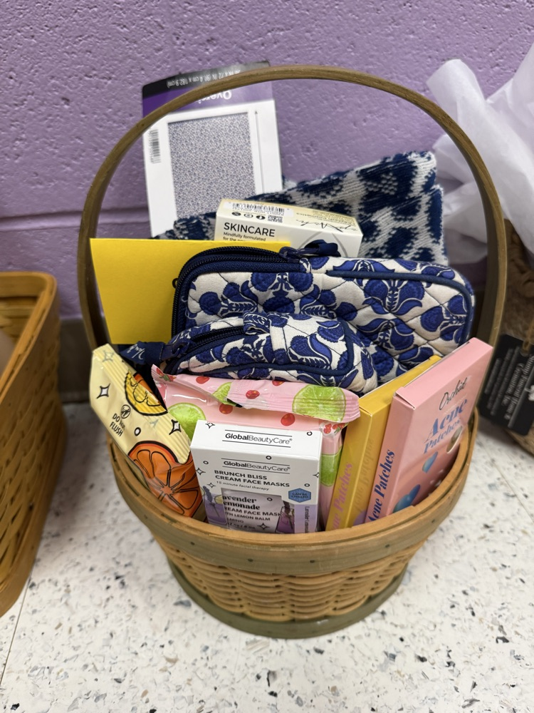essentials basket donated by Belinda jones