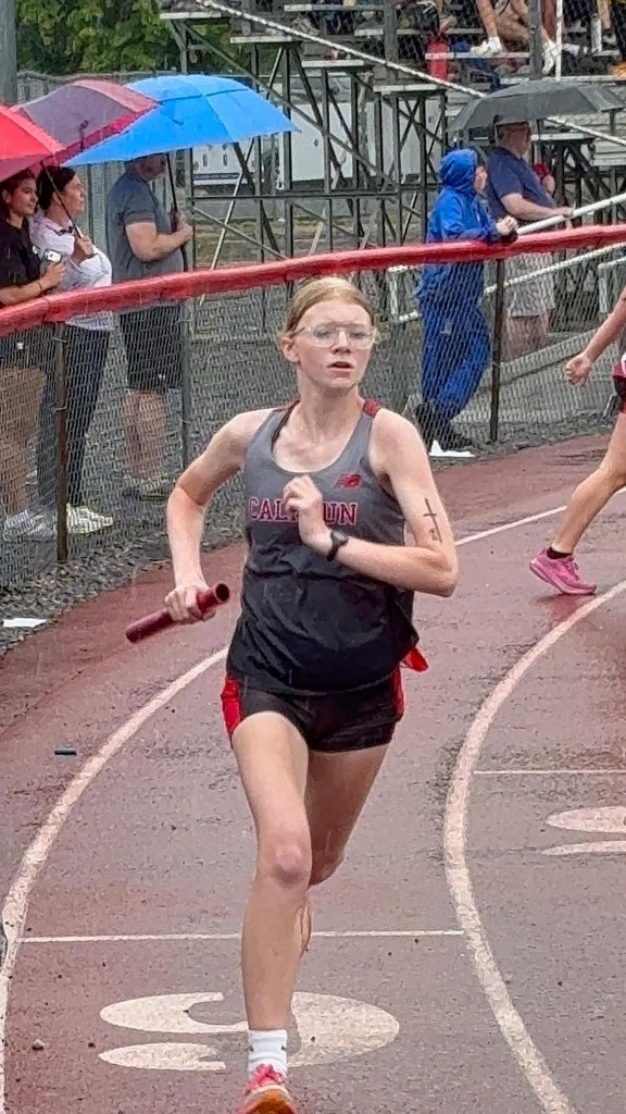 female member of relay team