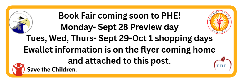 PHE Book Fair Flier