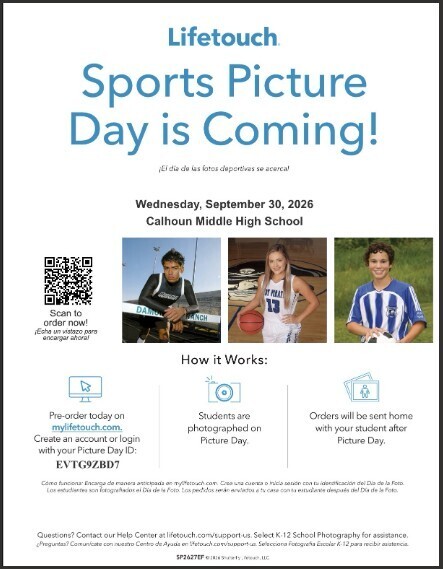 CMHS Fall Sports Picture Day 2026