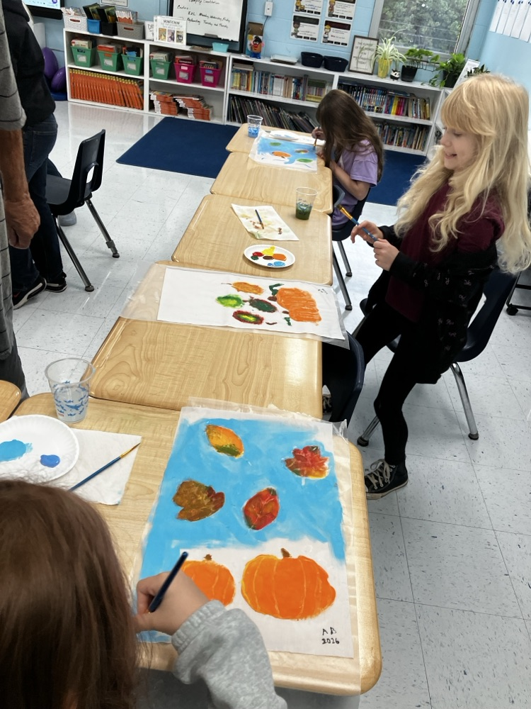 Pumpkin Banner in the making