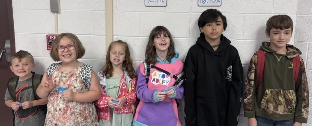 Perfect Attendance Grade Level Winners Week of 9/28/26