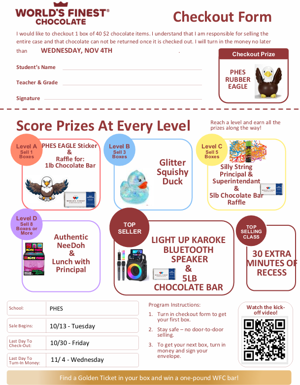 Fundraiser Flier with Information
