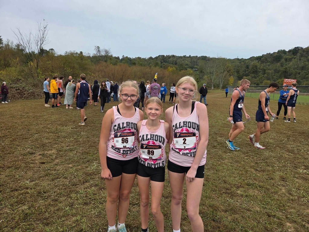 Middle school grils team pose for a pciture.