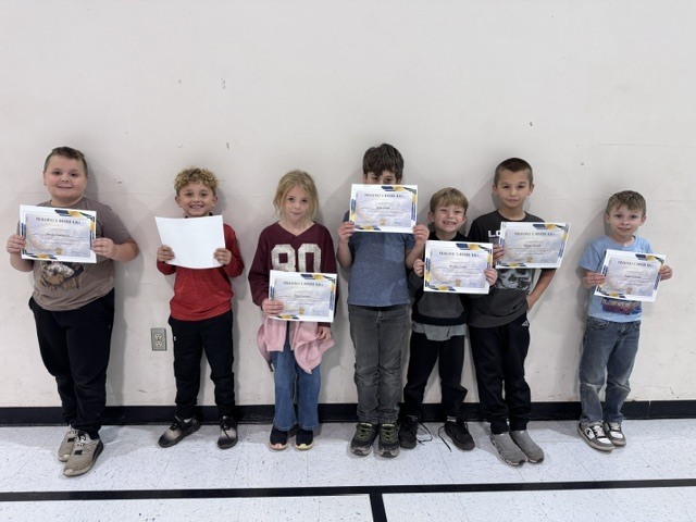 2nd Grade Principals Honor Roll