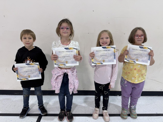 1st Grade Principals Honor Roll