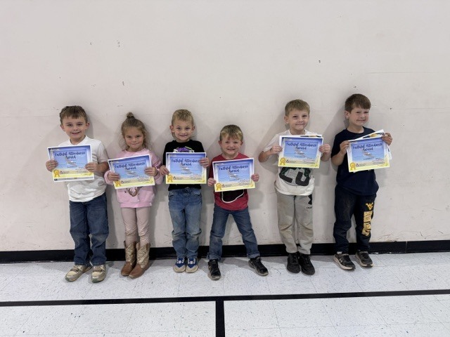 Kindergarten Faithful Attendance