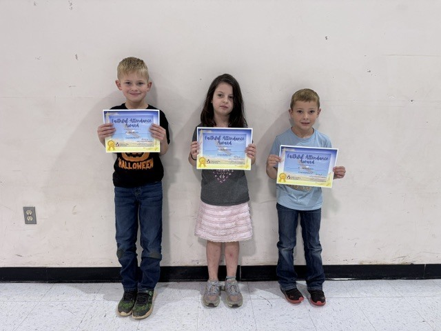 1st Grade Faithful Attendance
