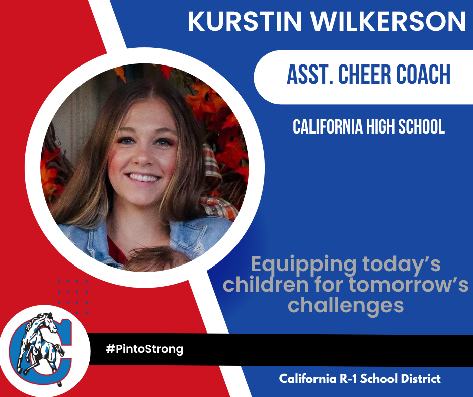 We would like to welcome Kurstin Wilkerson as the new High School Assistant Cheer Coach! 📣🎉 Welcome to the Pinto family, Kurstin! We are excited to have you join our team and can’t wait to see all the great things ahead for our cheer program! ❤️