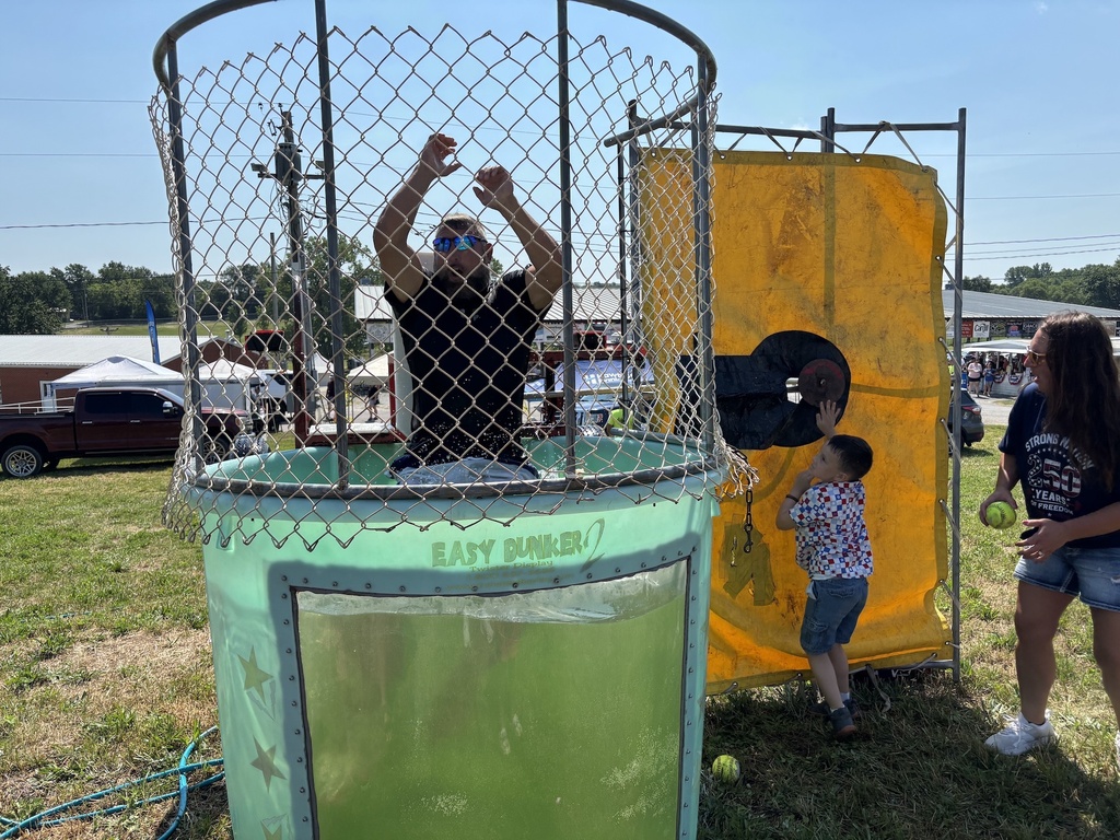 Mr William in dunk tank 