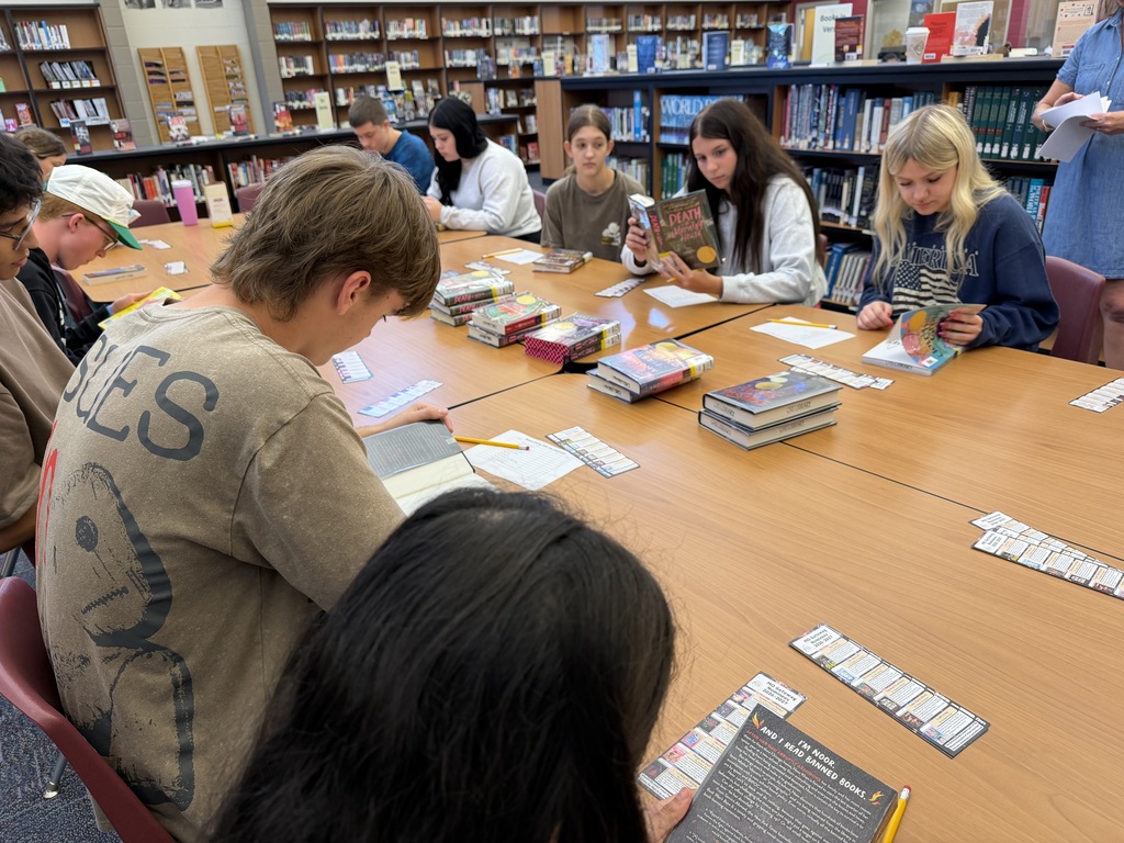 HS library Project- Students Reading