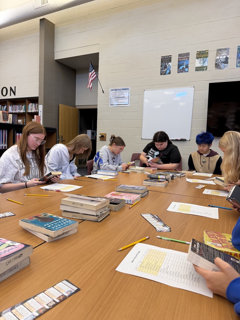 HS library Project- Students Reading