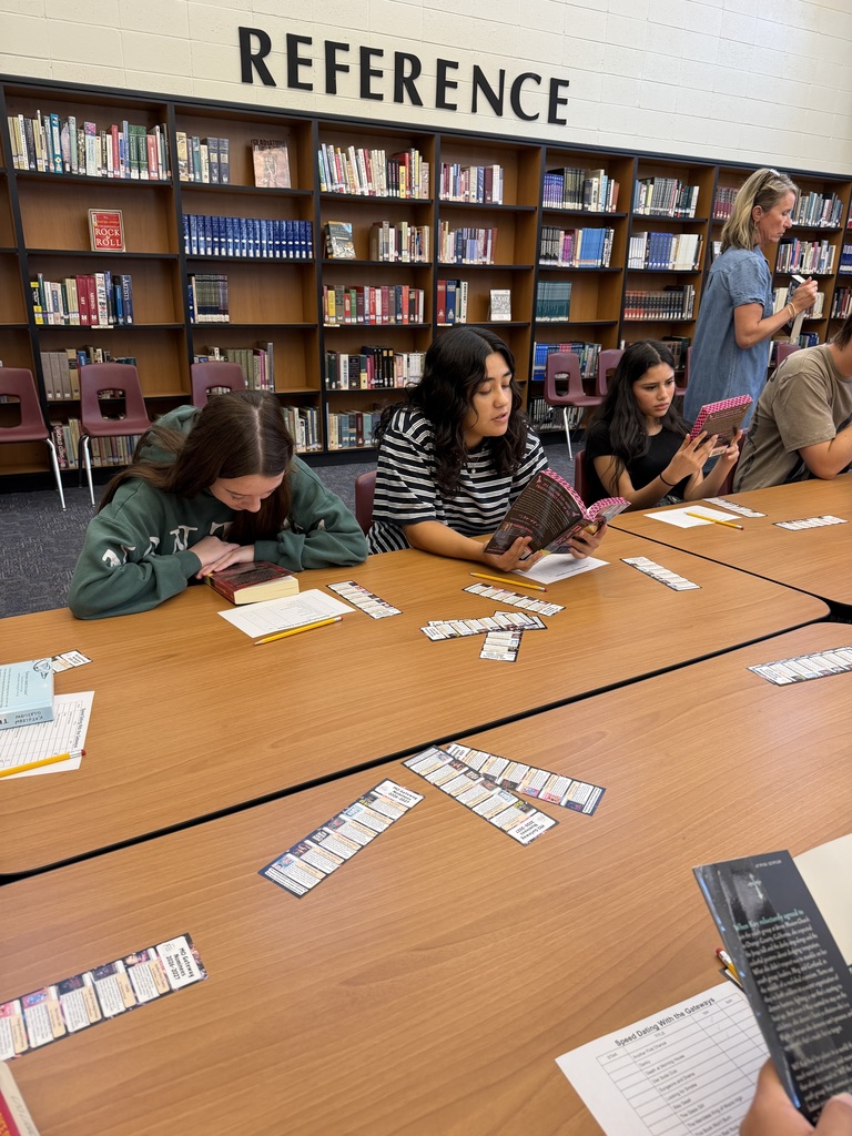HS library Project- Students Reading