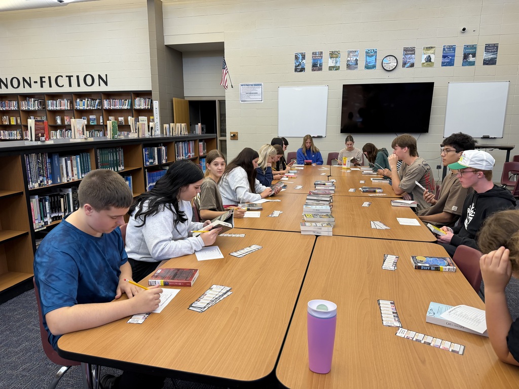 HS library Project- Students Reading
