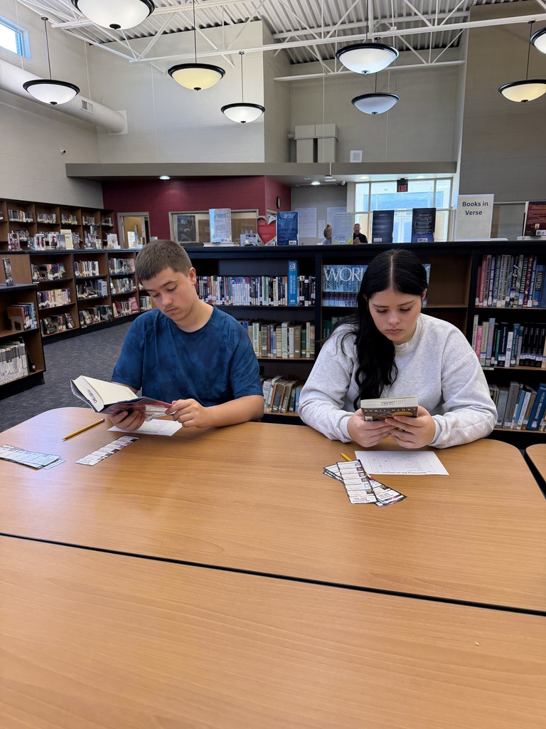 HS library Project- Students Reading