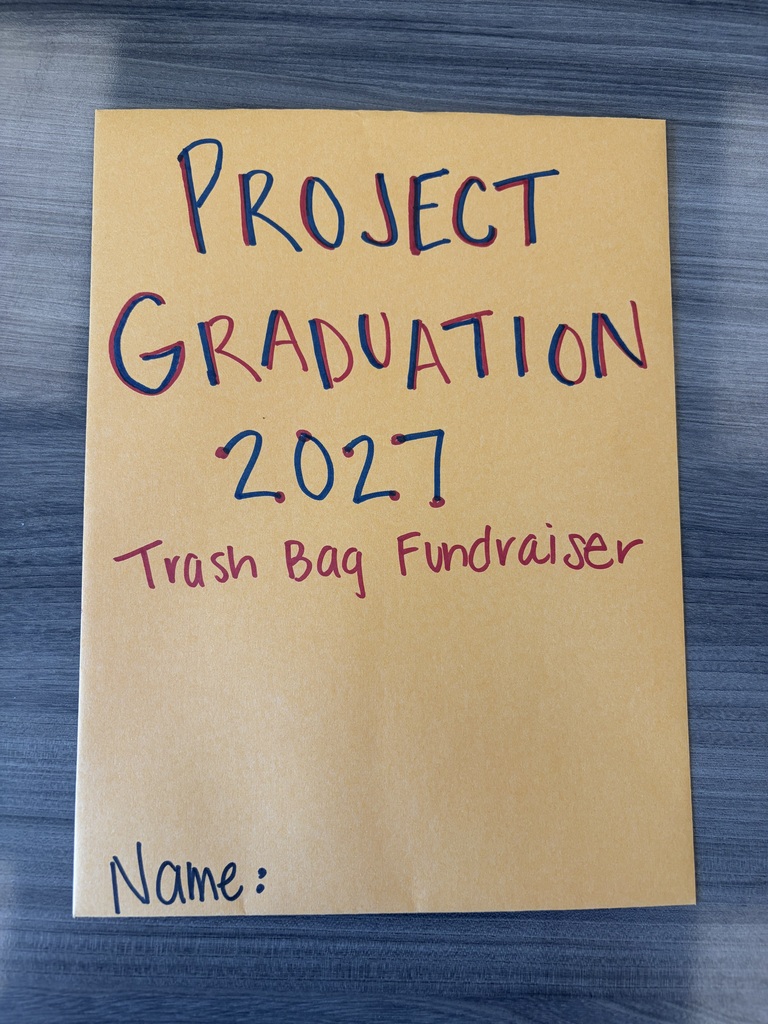 Project Graduation Trash Bag Fundraiser Forms