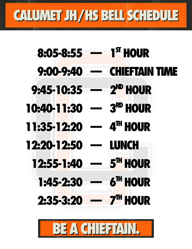 bell schedule