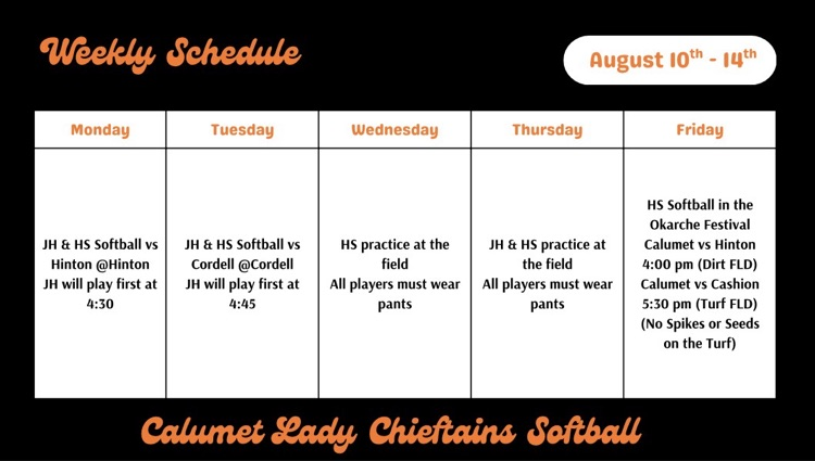 August 10th - 14th