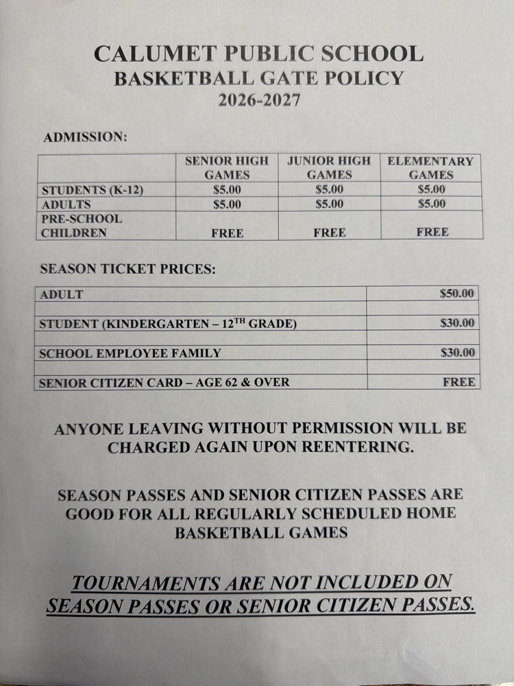 Basketball Gate Policy