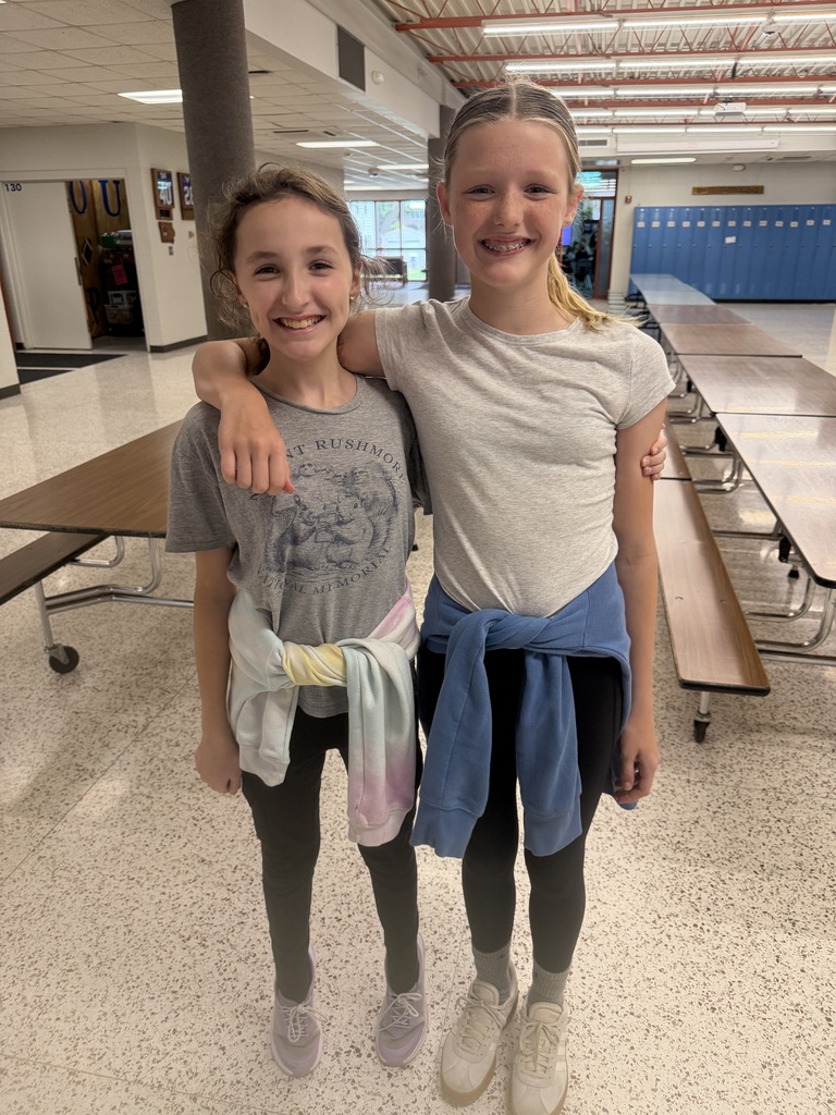 Two students looking like twins for "Twin Day" during homecoming week