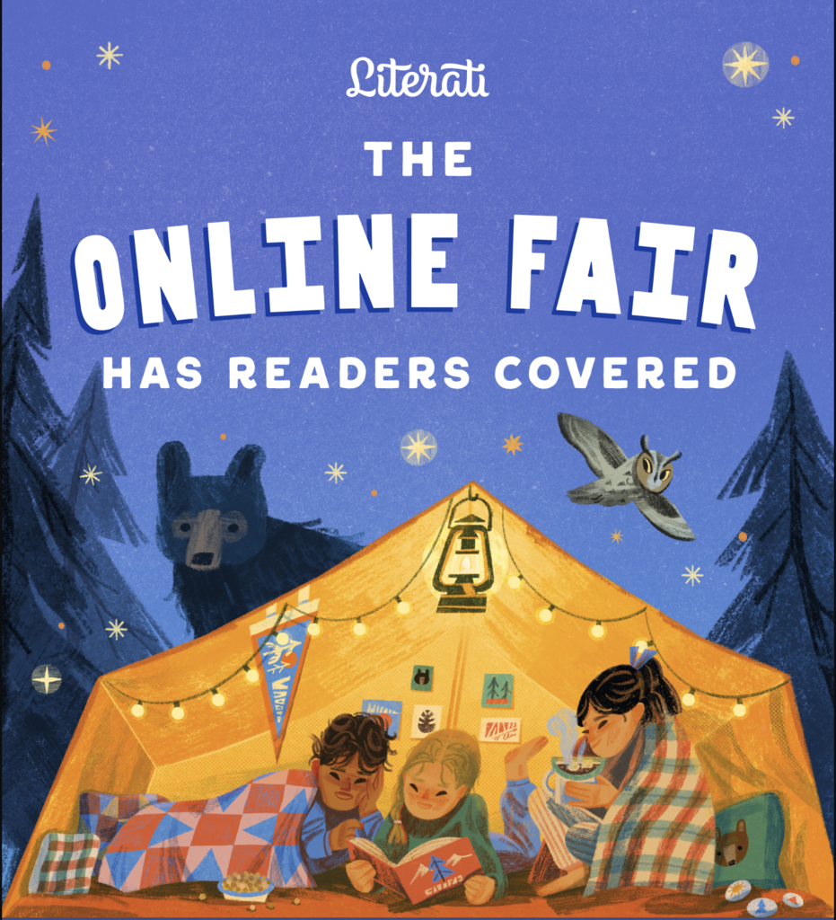 The Online Fair has readers covered - flyer for ES book fair
