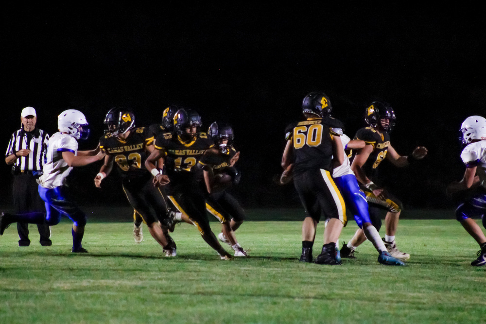 Camas Valley Football Pummeling the Prospect Cougars 52-0