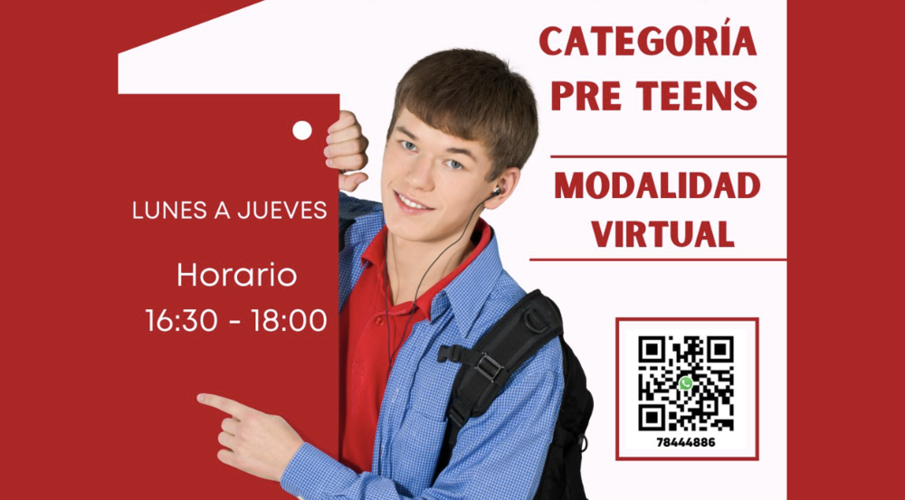 Inscripciones Abiertas - Categoria Pre Teens (11 - 13 años)