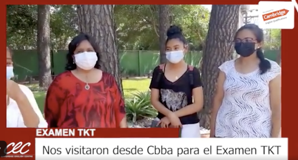 Profesoras de CBBA nos visitaron para rendir la prueba TKT